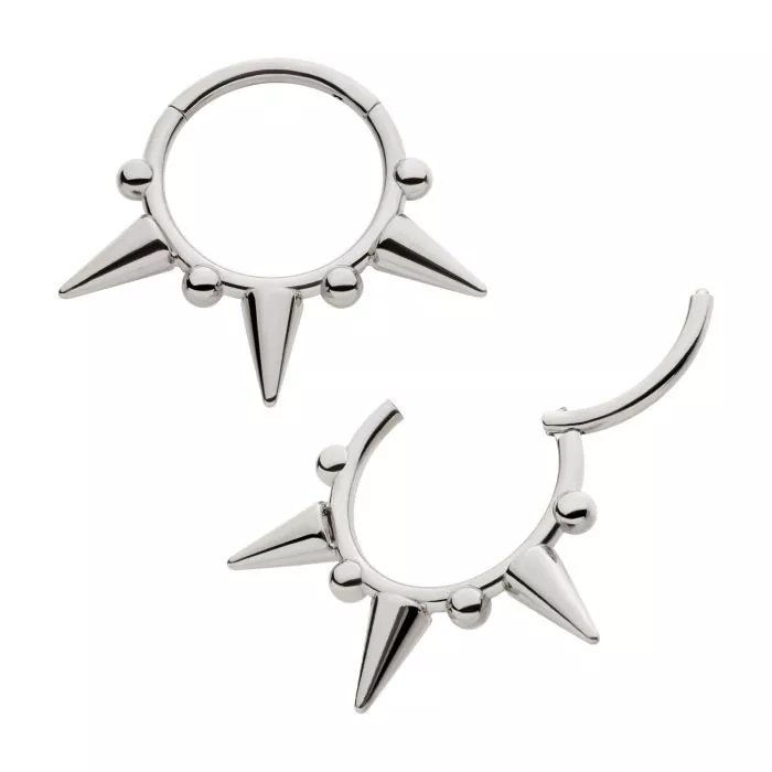 Titanium Spike Design Front Facing Hinged Segment Clicker