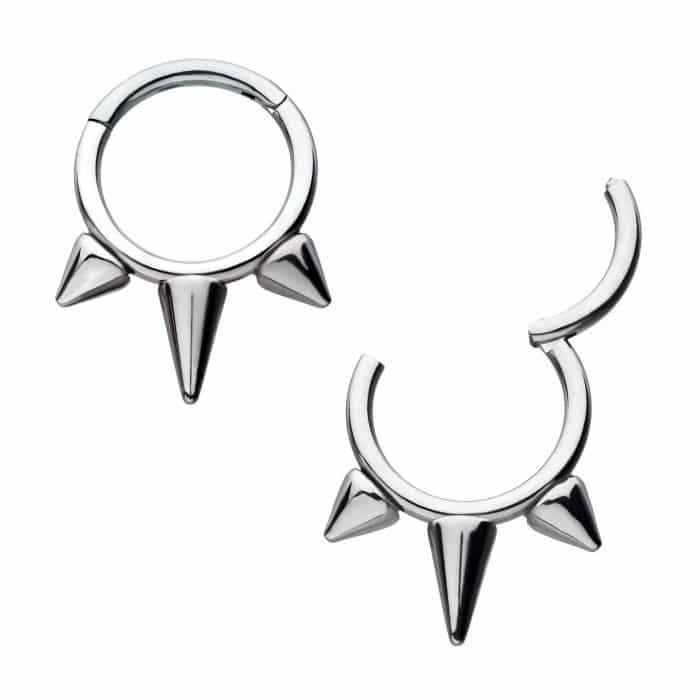 Titanium 3-Spike Hinged Segment Clicker
